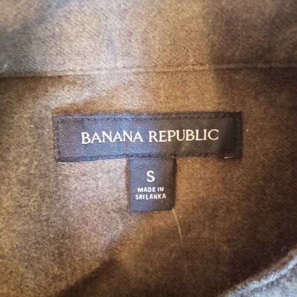 Banana Republic NWT Button Up Top Size Small Green Preppy Utility Streetwear - Picture 3 of 9